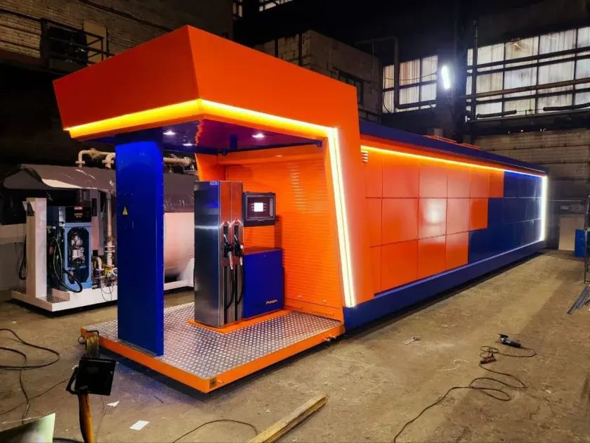 ТРК General Pumps на контейнерной АЗС