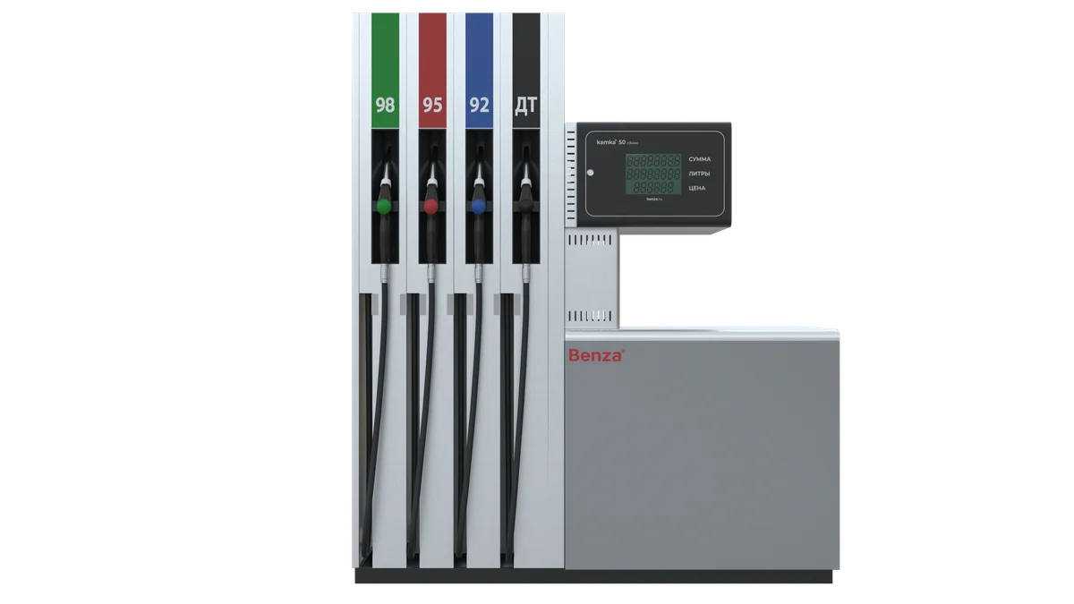 Коммерческая топливораздаточная колонка (ТРК) колонка kamka-228-1-32-11-150 (8 рукавов)