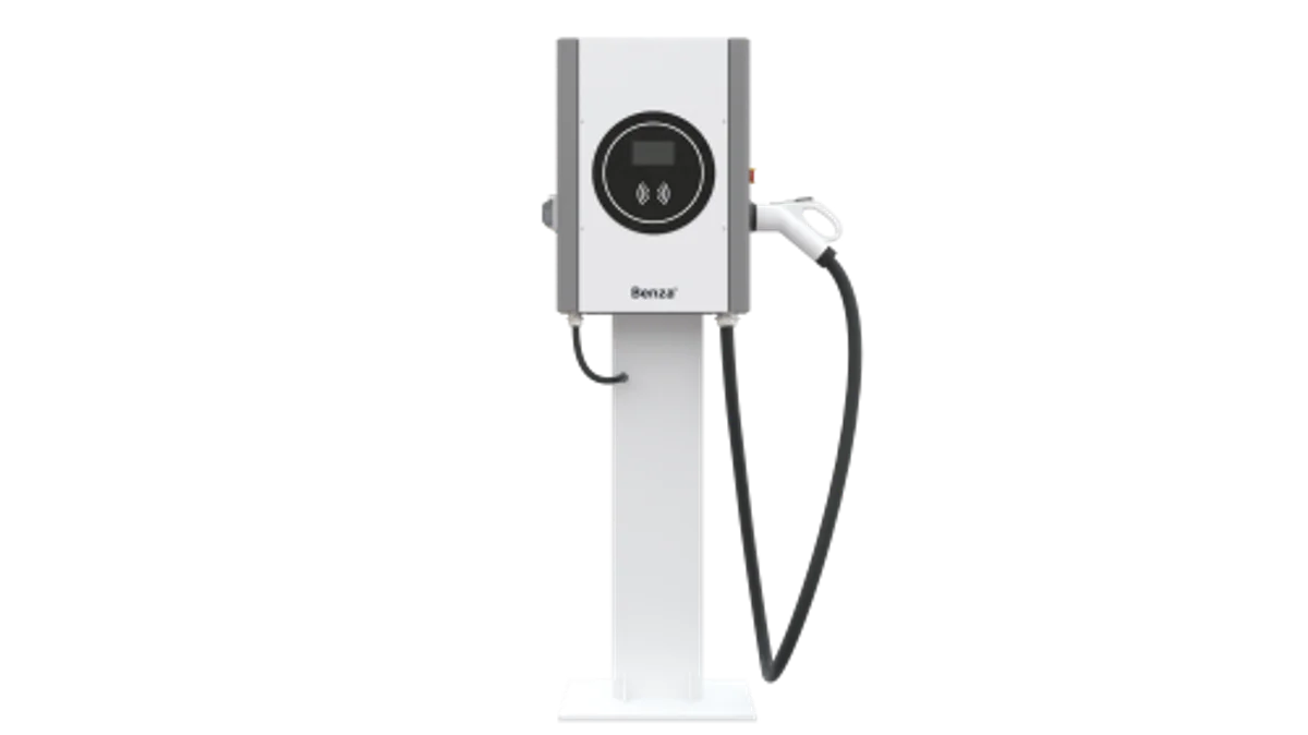 Настенная ЭЗС Benza 20 кВт постоянного тока (быстрая) разъем GBT/DC