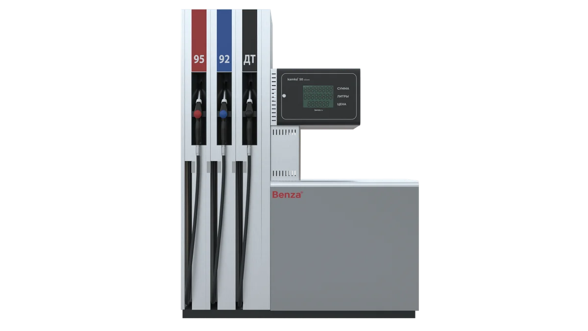 Коммерческая топливораздаточная колонка (ТРК)  колонка kamka-226-1-32-11-150 (6 рукавов)