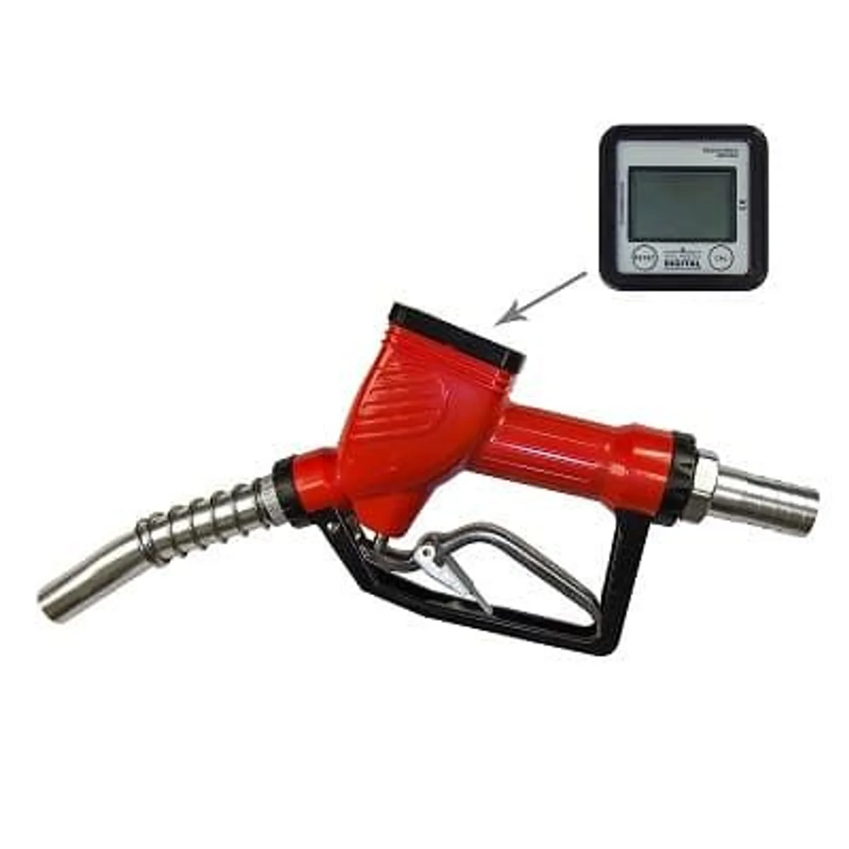 Petroll LLY-25E пистолет заправочный кран раздаточный с электронным счетчиком